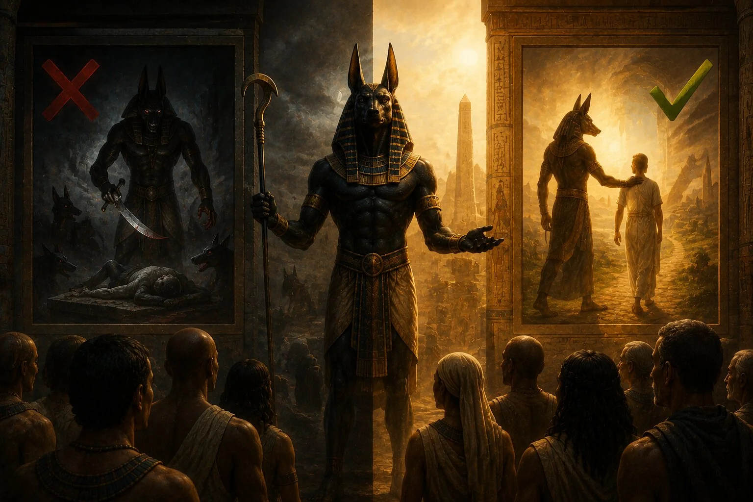 Anubis hakkında yanlış ve doğru algıların karşılaştırması