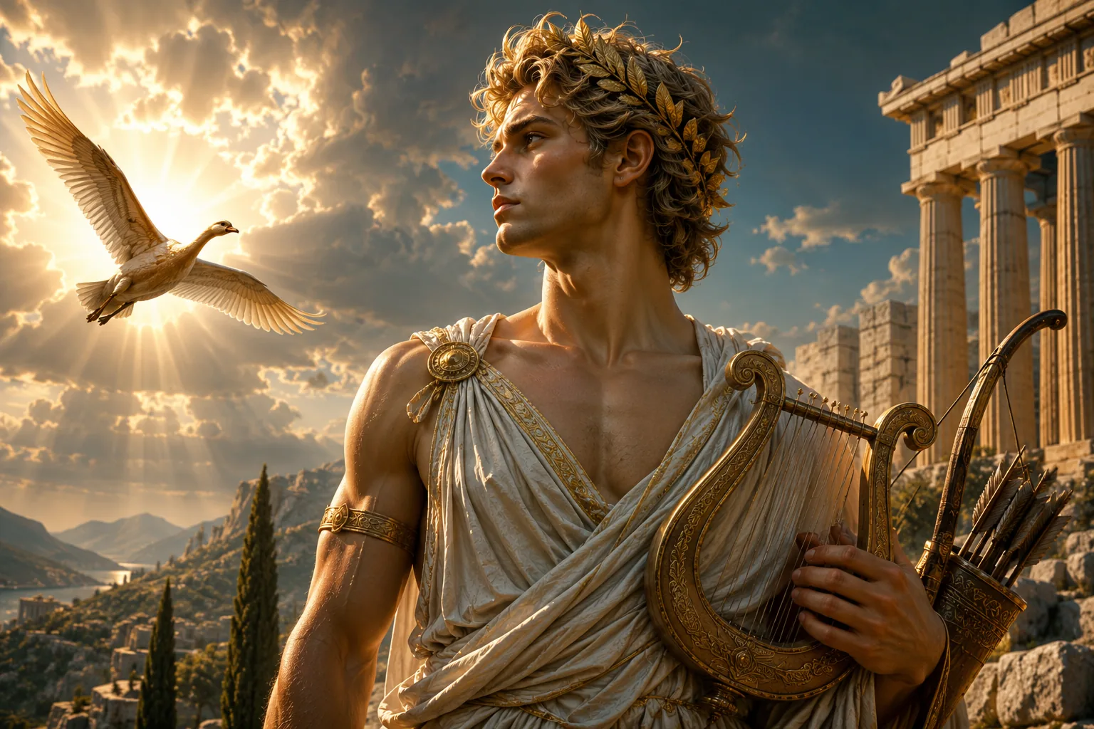 Apollon Kimdir? Yunan Mitolojisinin Işık, Kehanet, Müzik ve Şifa Tanrısı