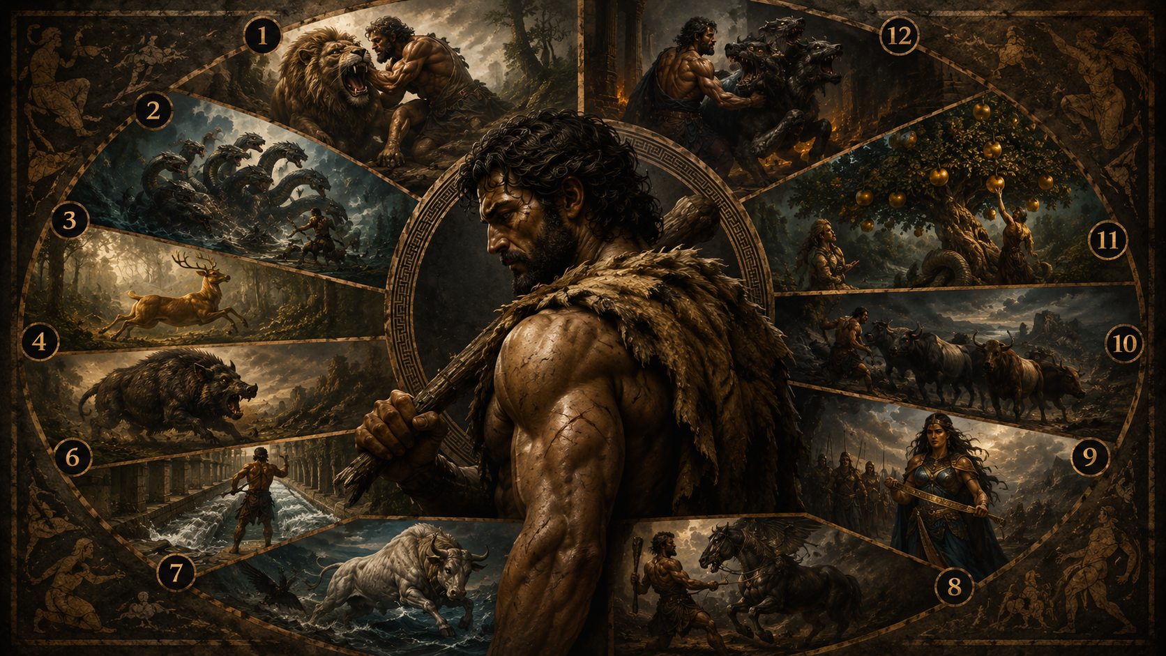 Herakles'in 12 Görevi - Yunan Mitolojisinin En Büyük Arınma Yolculuğu