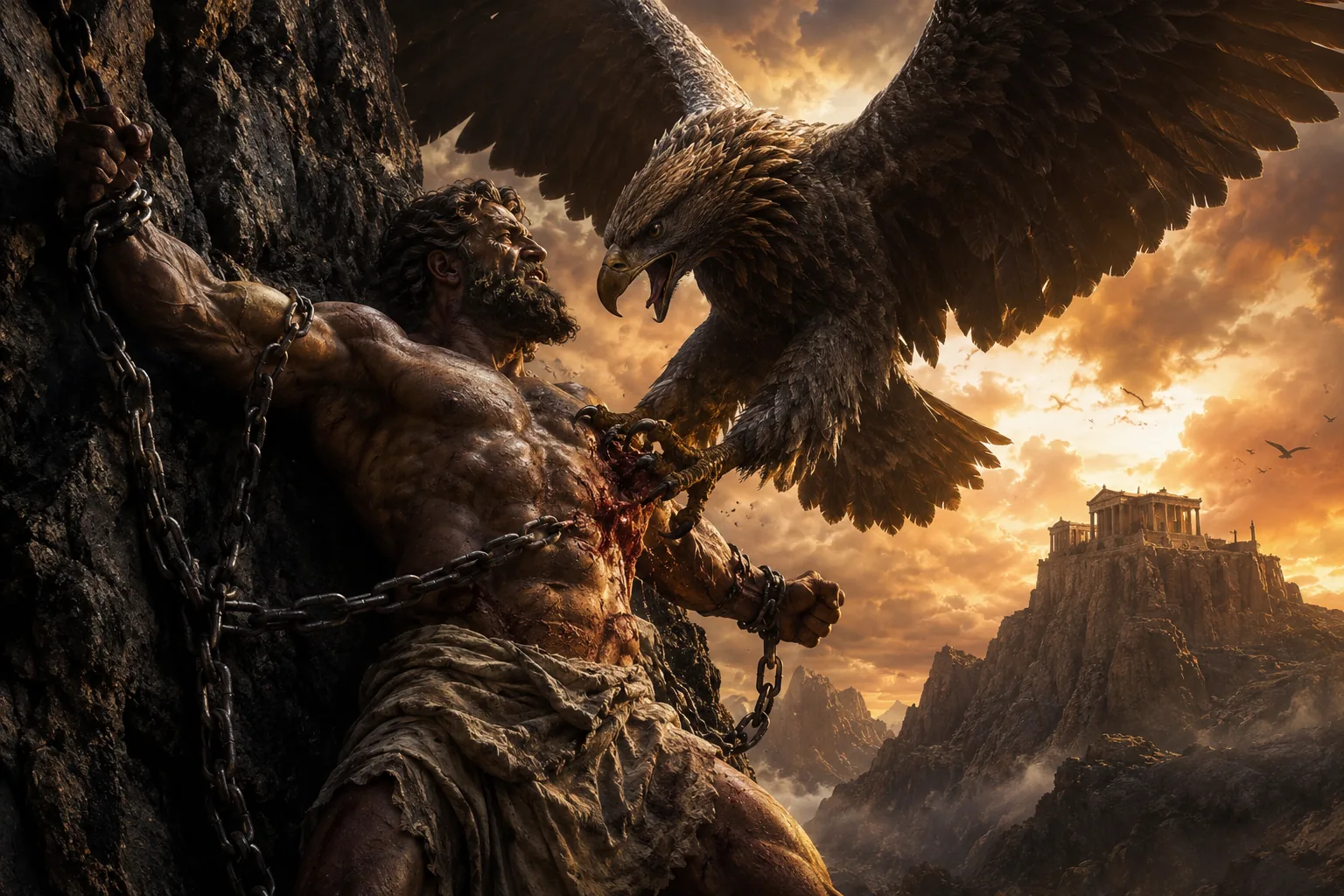 Prometheus Kimdir? İnsanlara Ateşi Veren Titanın Hikâyesi ve Zeus'un Cezası